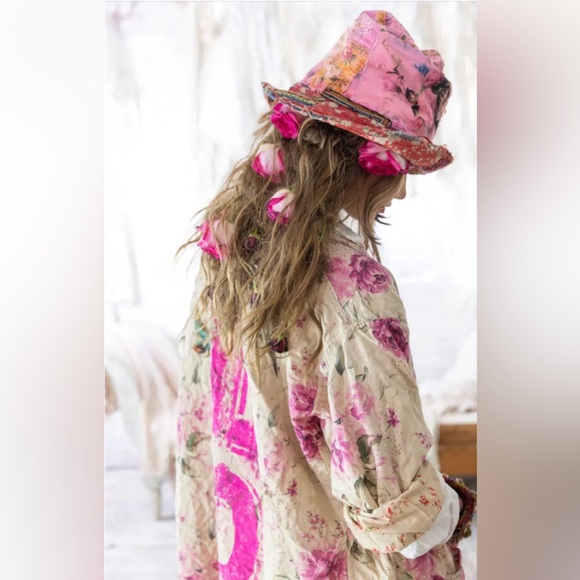 Magnolia Pearl NWT Floral Ettiene Kimono in Phlox Moon - JACKET 901 - Picture 4 of 7